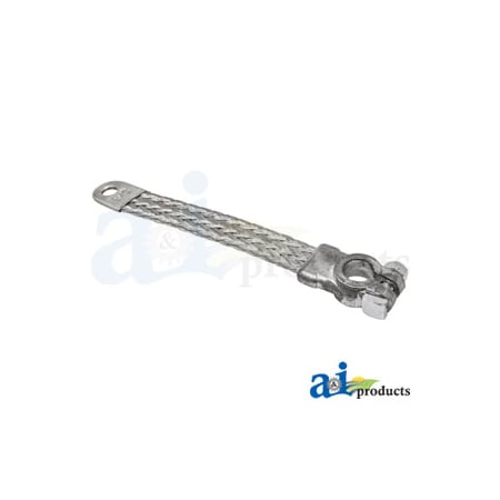 A & I Products Ground Strap, 7", 2 Ga. 8" x1" x0.2" A-26A307